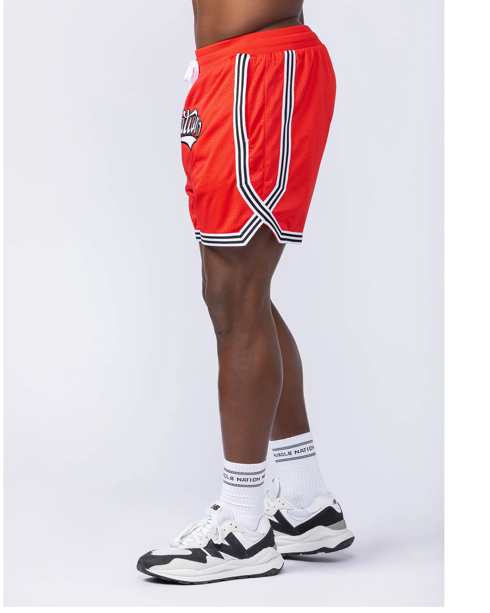 Stadium Basketball 5" Shorts - Chilli - Image 3