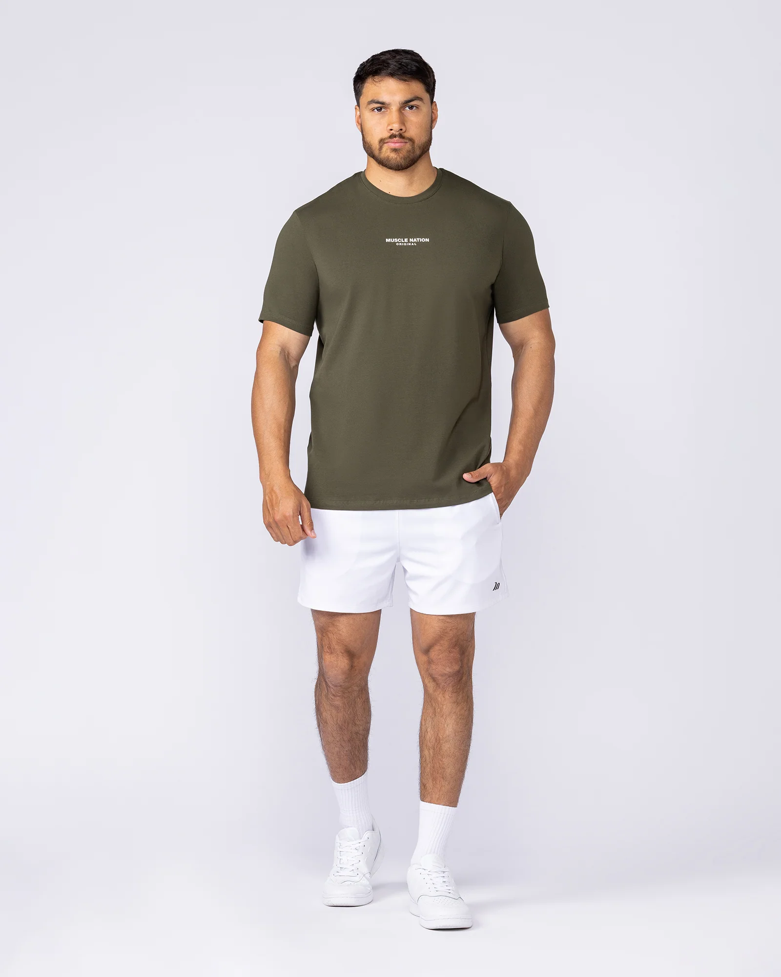 Staple Condition Tee - Dark Khaki - Image 5