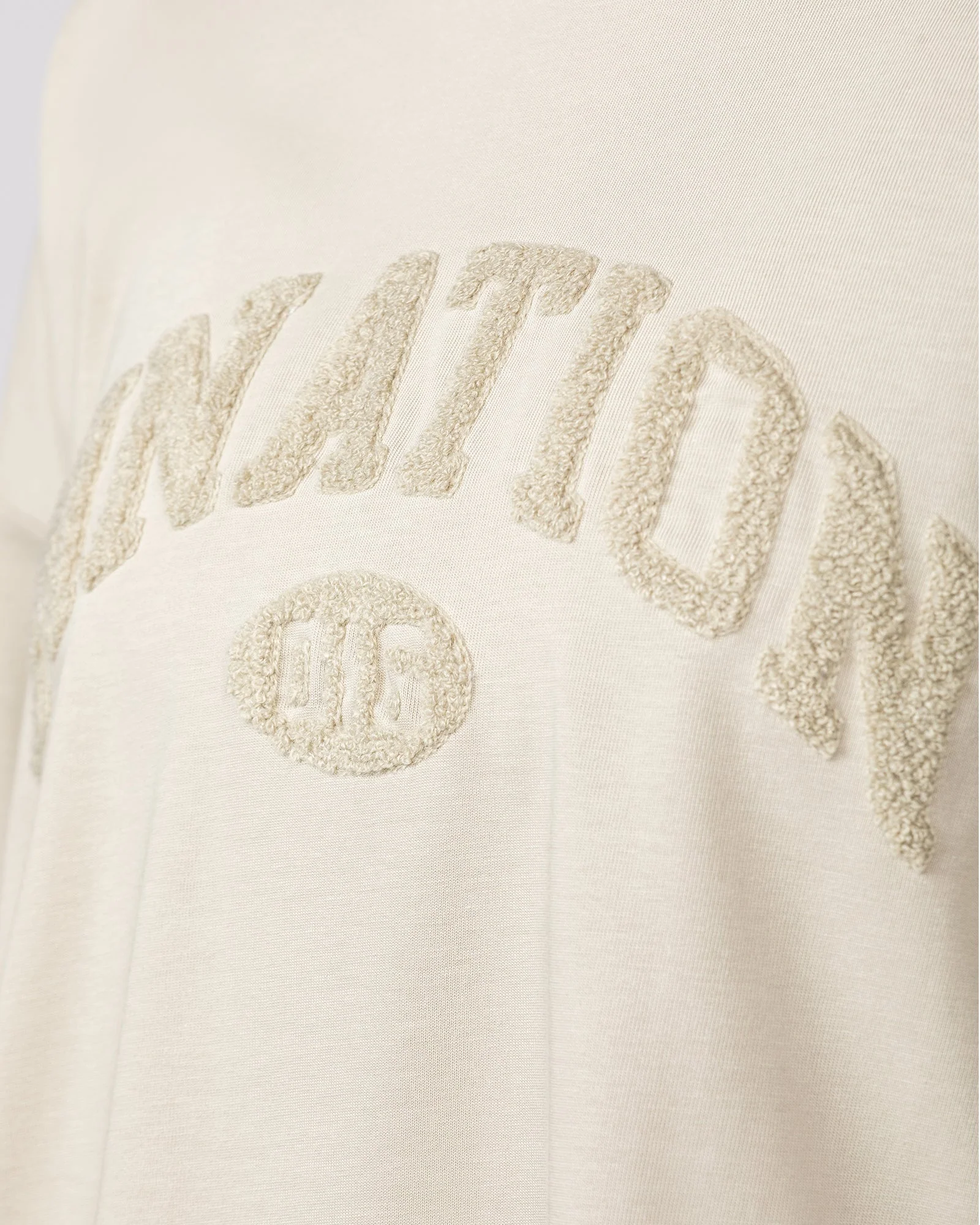 Stats Oversized Long Sleeve Tee - Stone - Image 2
