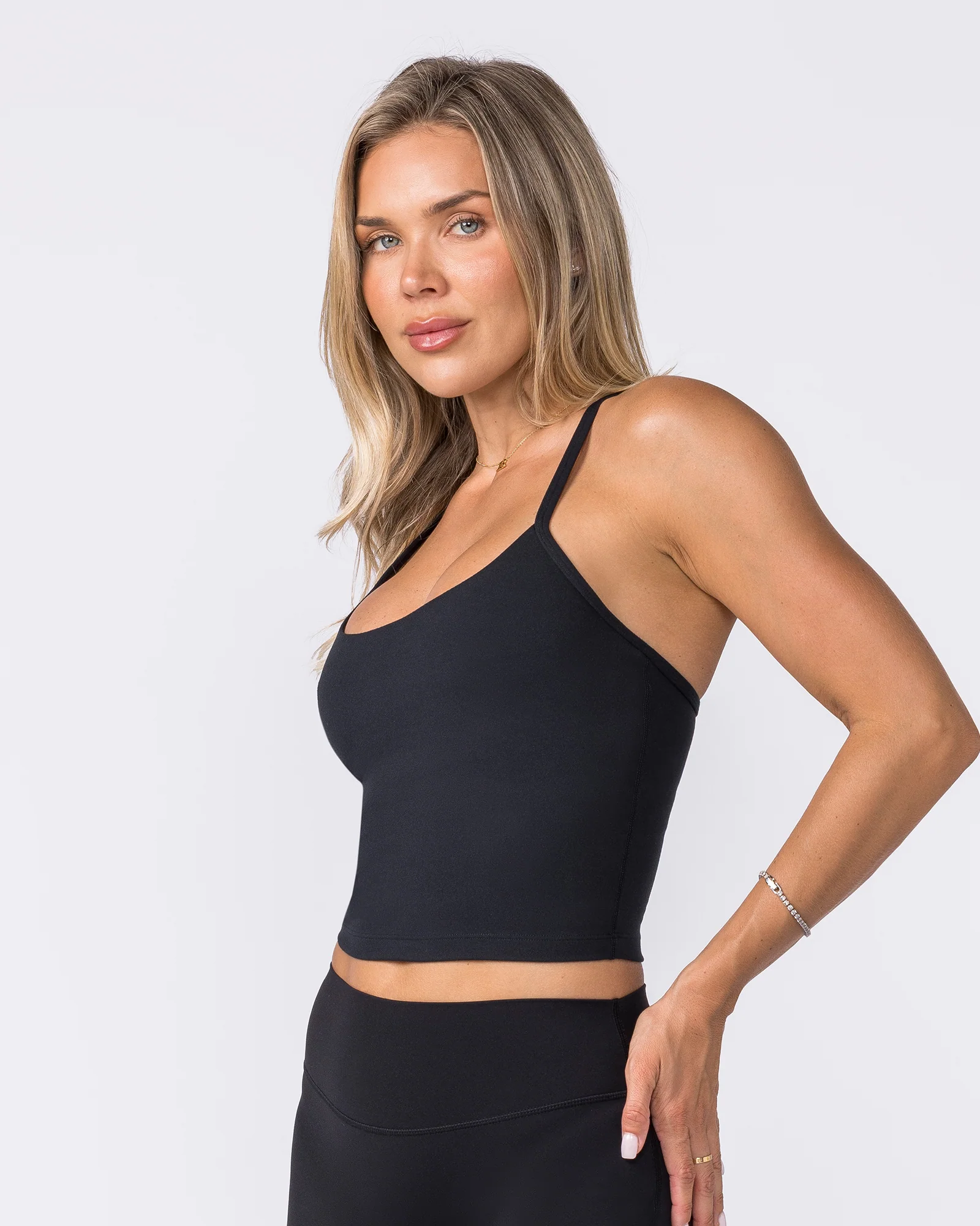 Stride Bra Tank - Black - Image 4