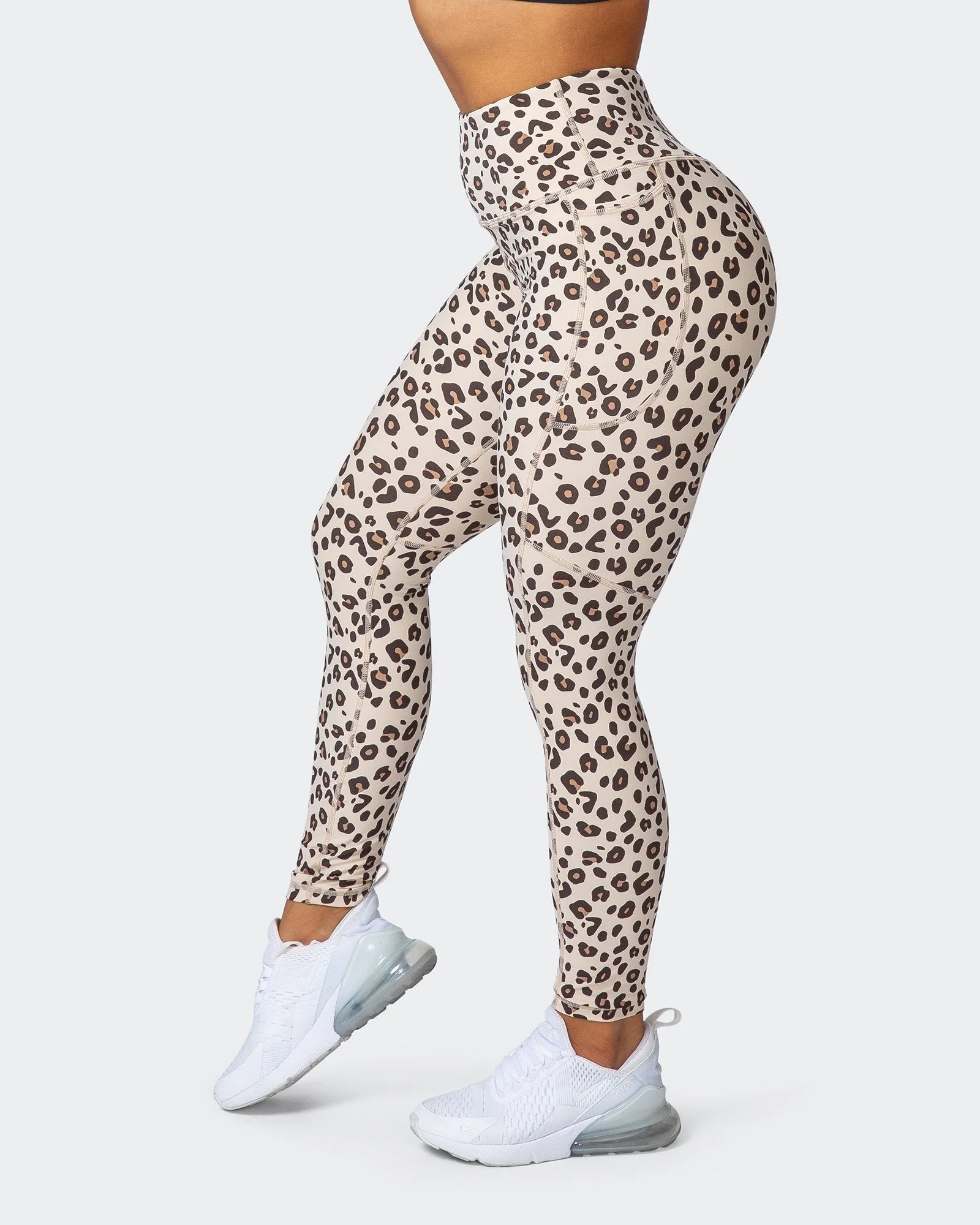 Superior Squat Pocket Ankle Length Leggings - Cheetah Print - Image 6