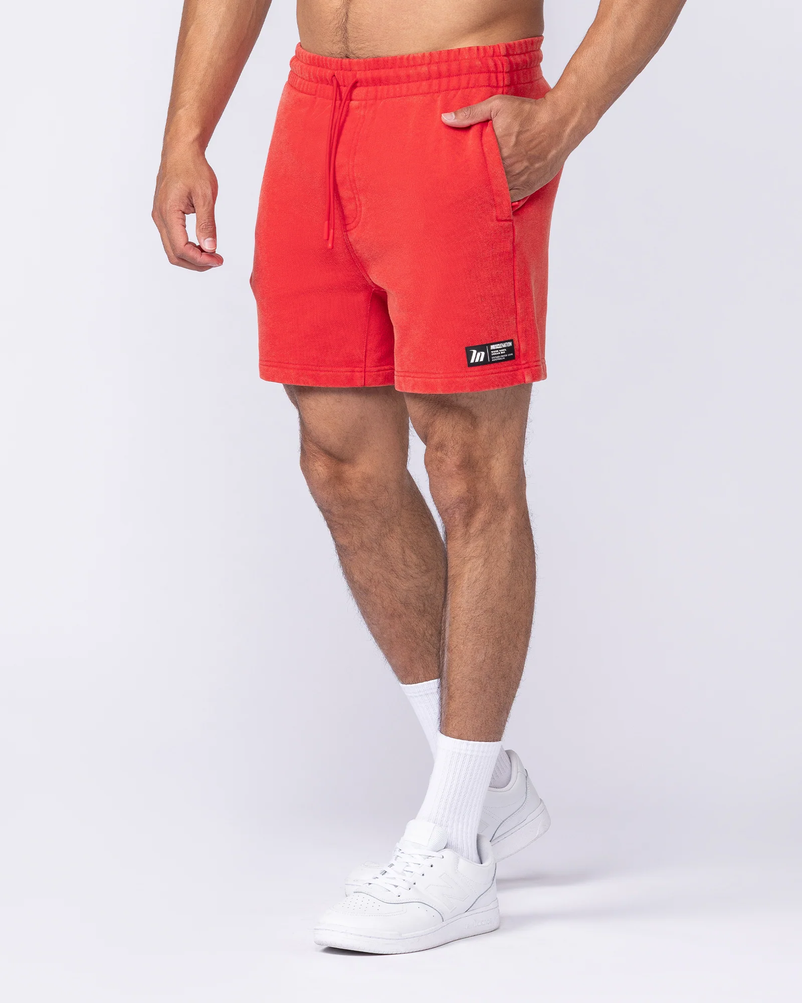 Sweat 5" Shorts - Washed Red