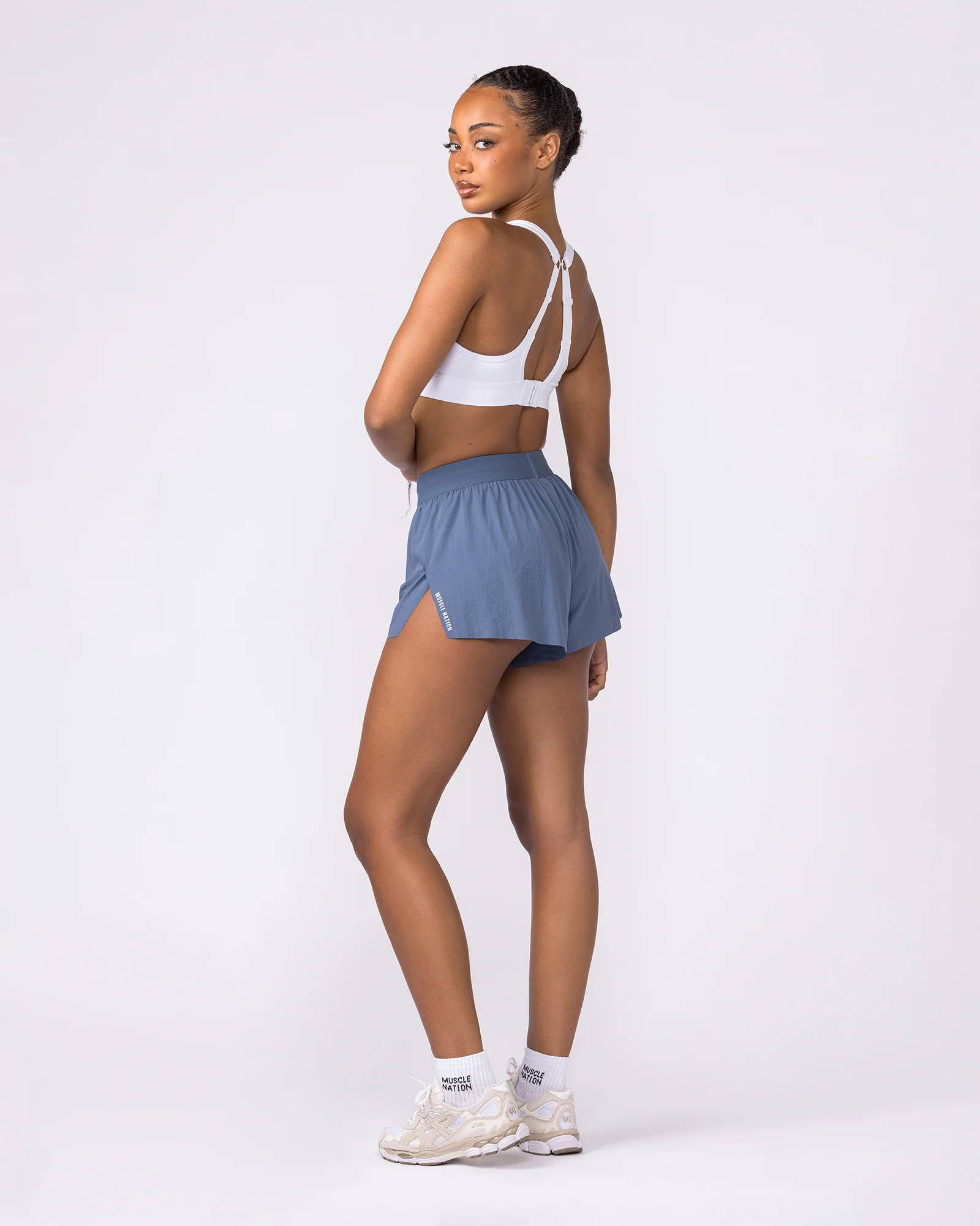 Tempo 3" Run Shorts - Arctic - Image 8