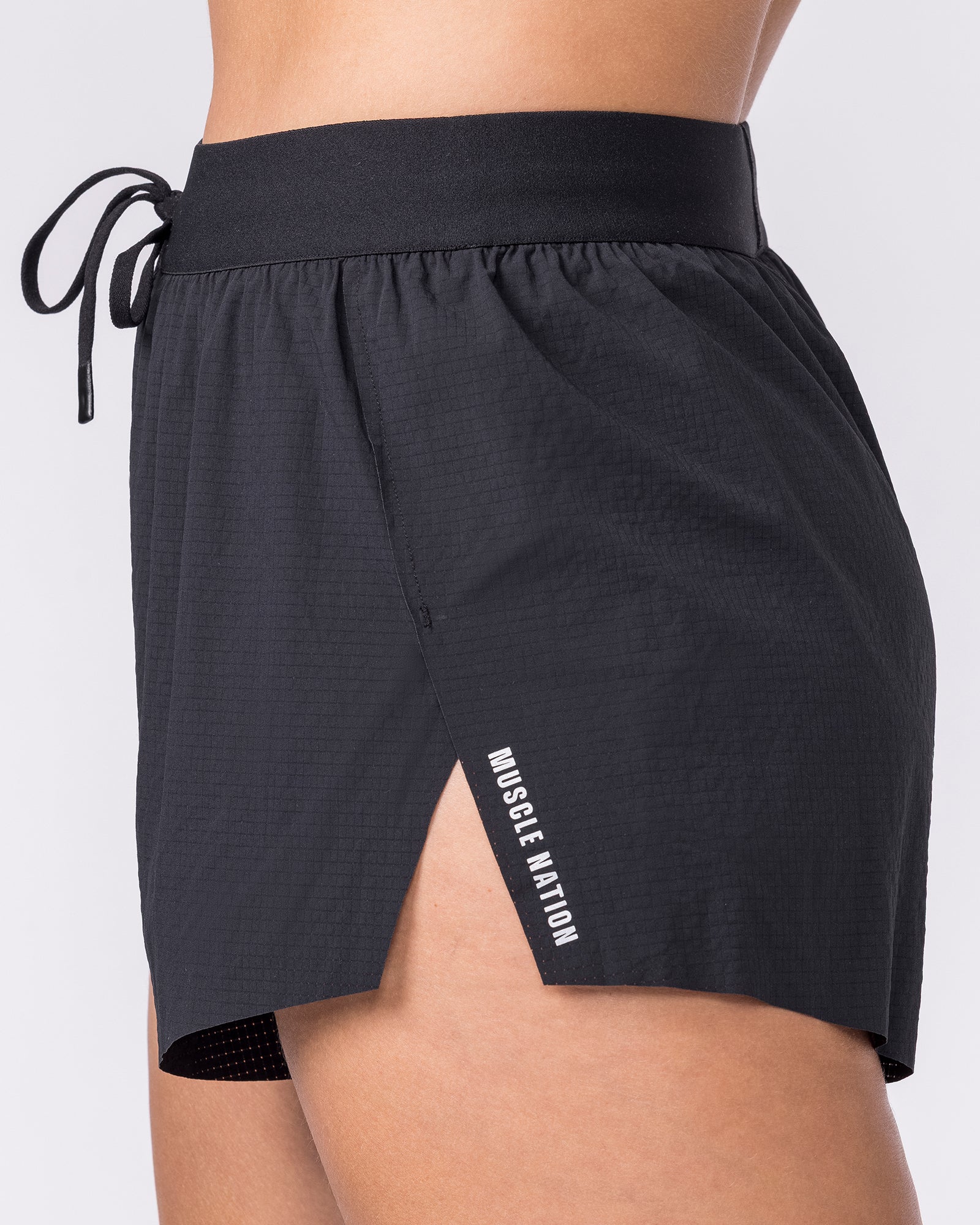 Tempo 3" Run Shorts - Black - Image 6
