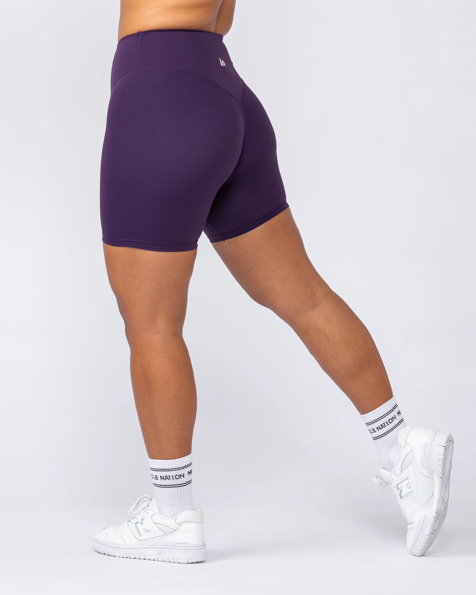 Ultra Aura Bike Shorts - Dark Purple - Image 6
