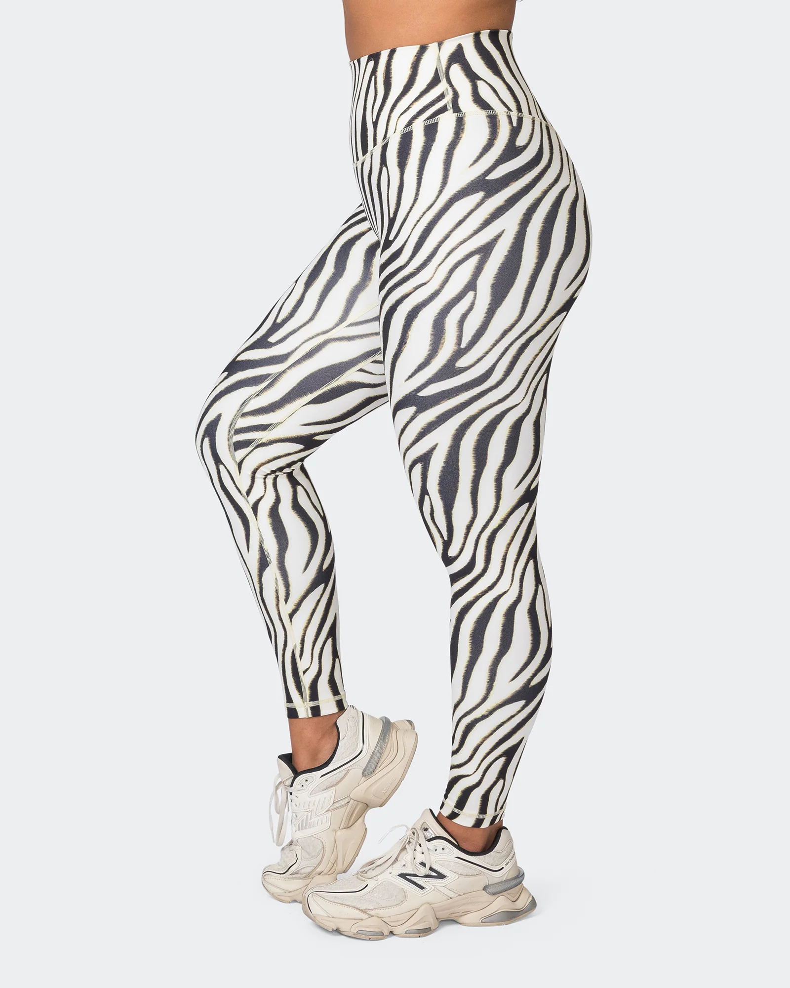 Ultra Everyday Ankle Length Leggings - Zebra Print - Image 5