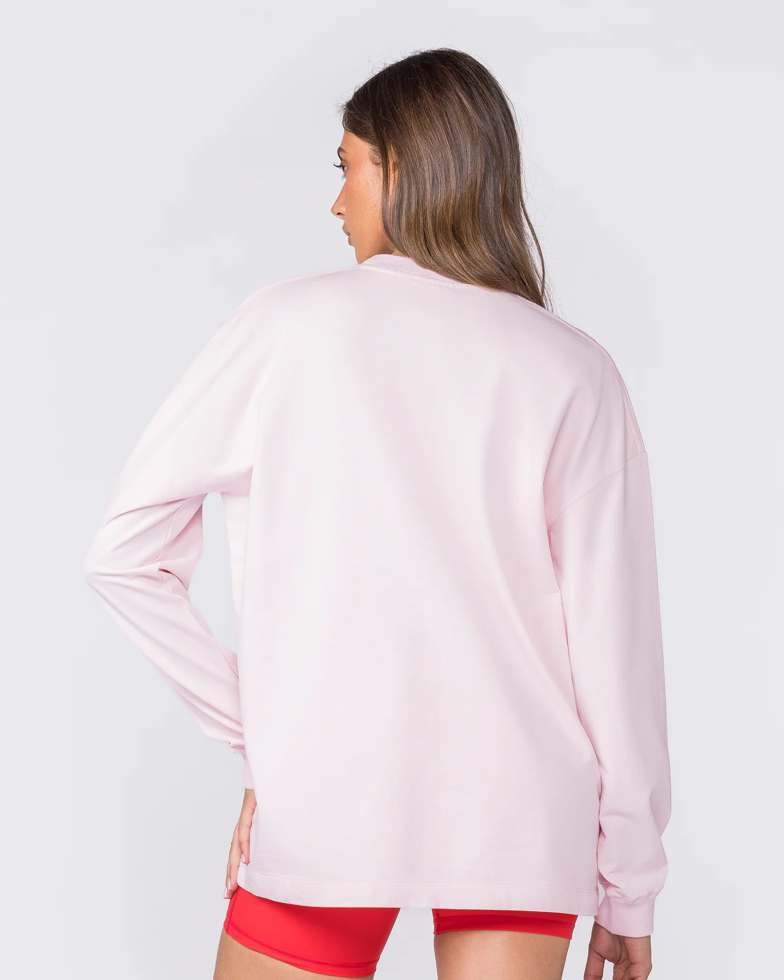 United Loopback Oversized Long Sleeve Top - Babydoll - Image 5