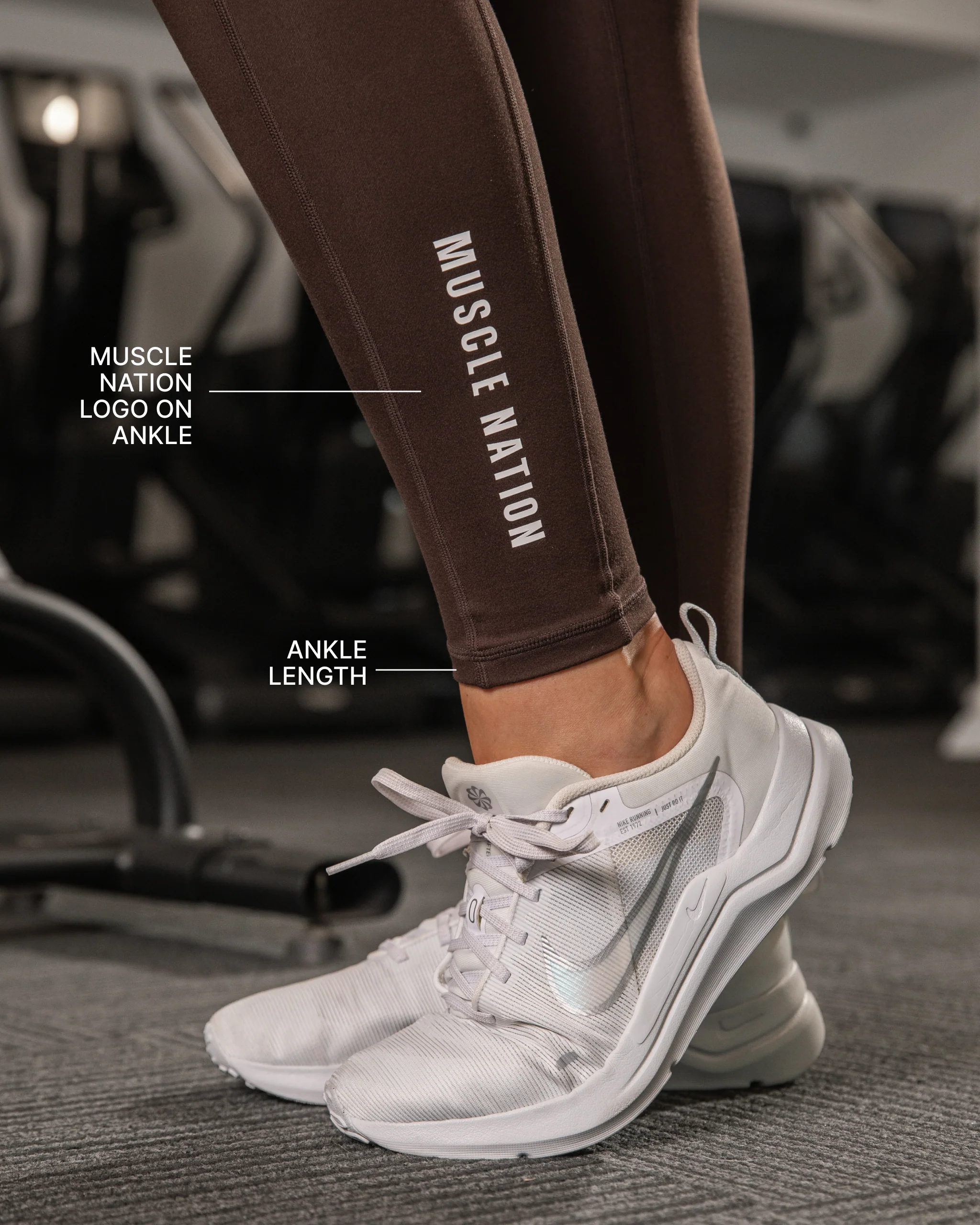 Unrivalled Everyday Pocket Ankle Leggings - Cocoa - Image 12