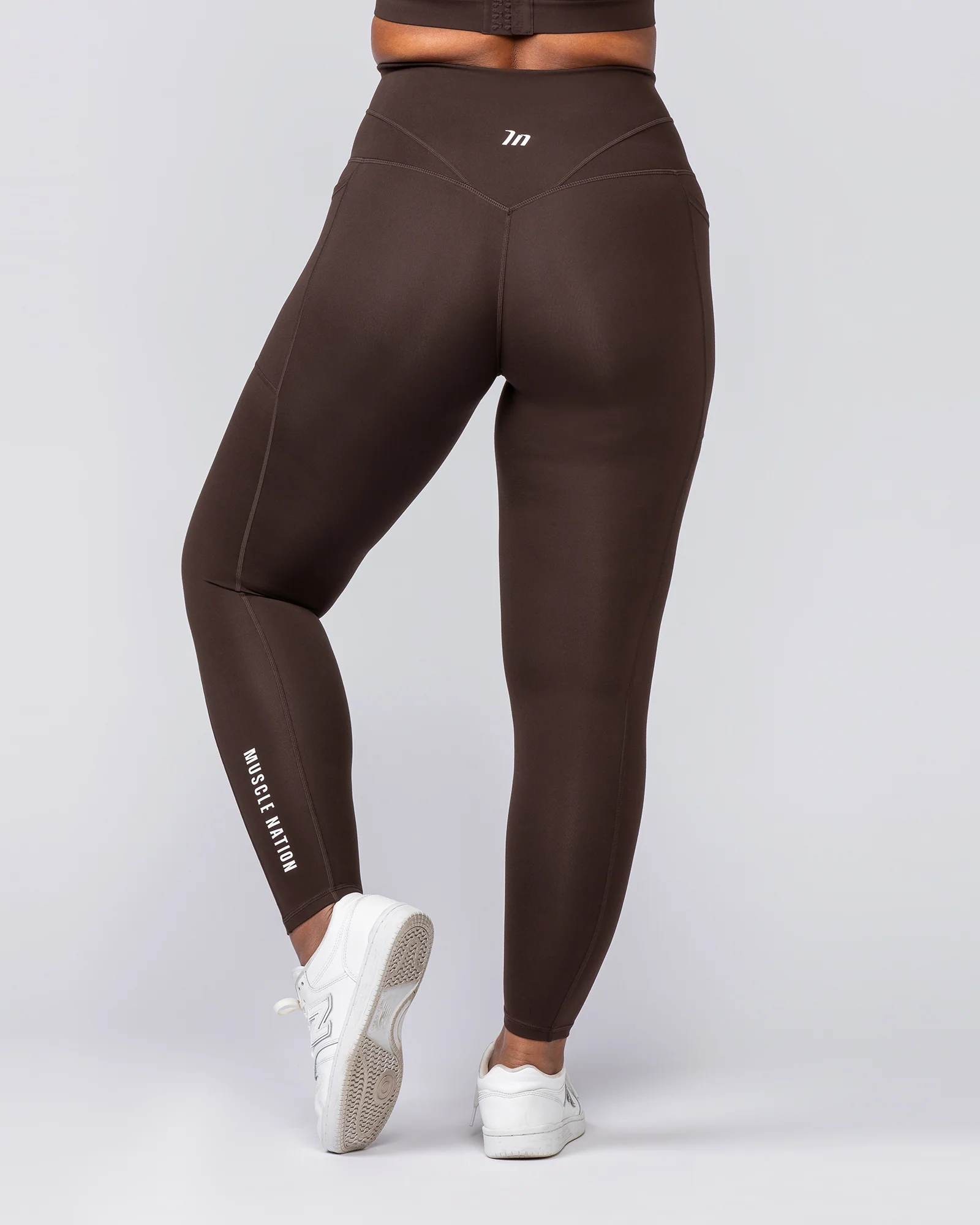 Unrivalled Everyday Pocket Ankle Leggings - Cocoa - Image 7