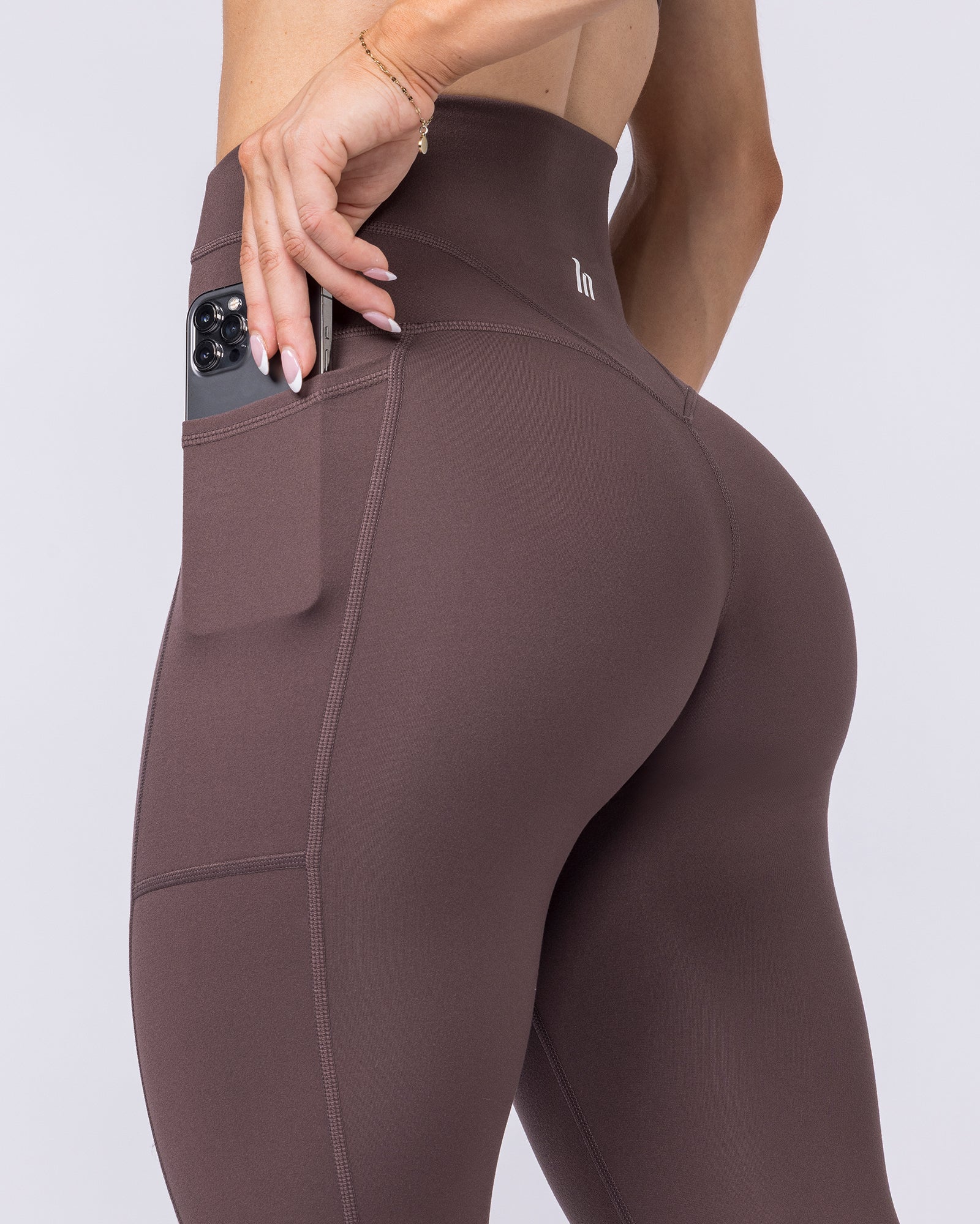 Unrivalled Everyday Pocket Ankle Leggings - Cola - Image 5