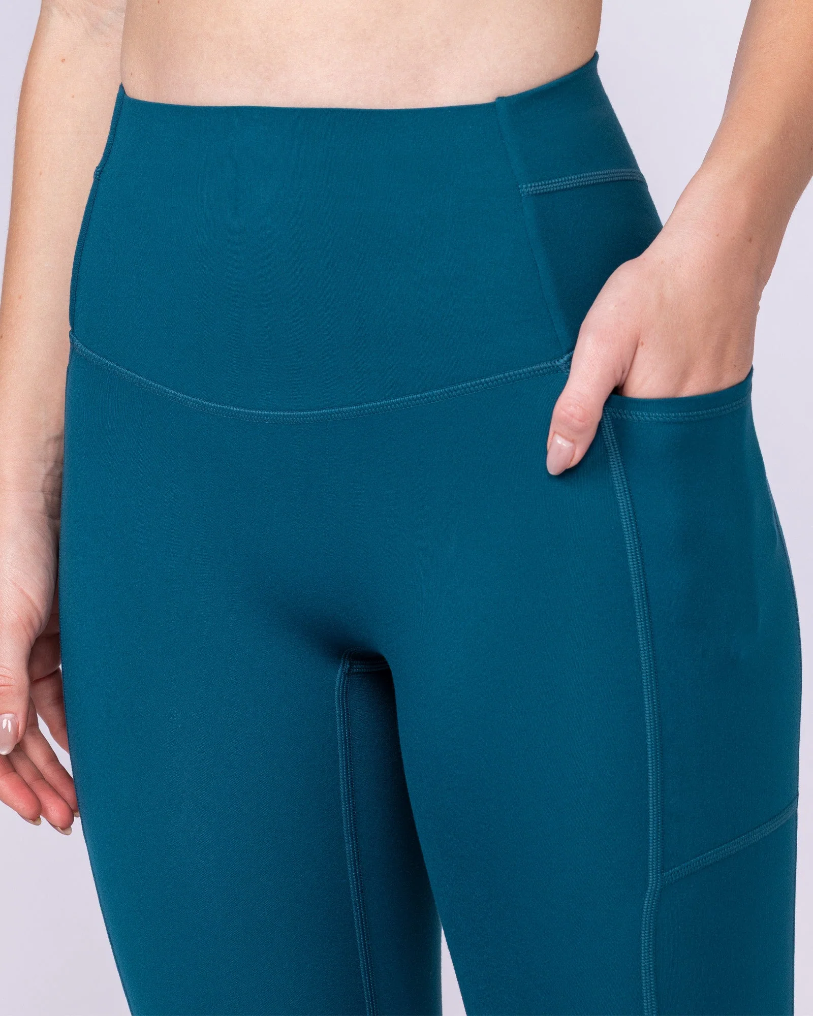 Unrivalled Everyday Pocket Ankle Leggings - Dark Marine - Image 2