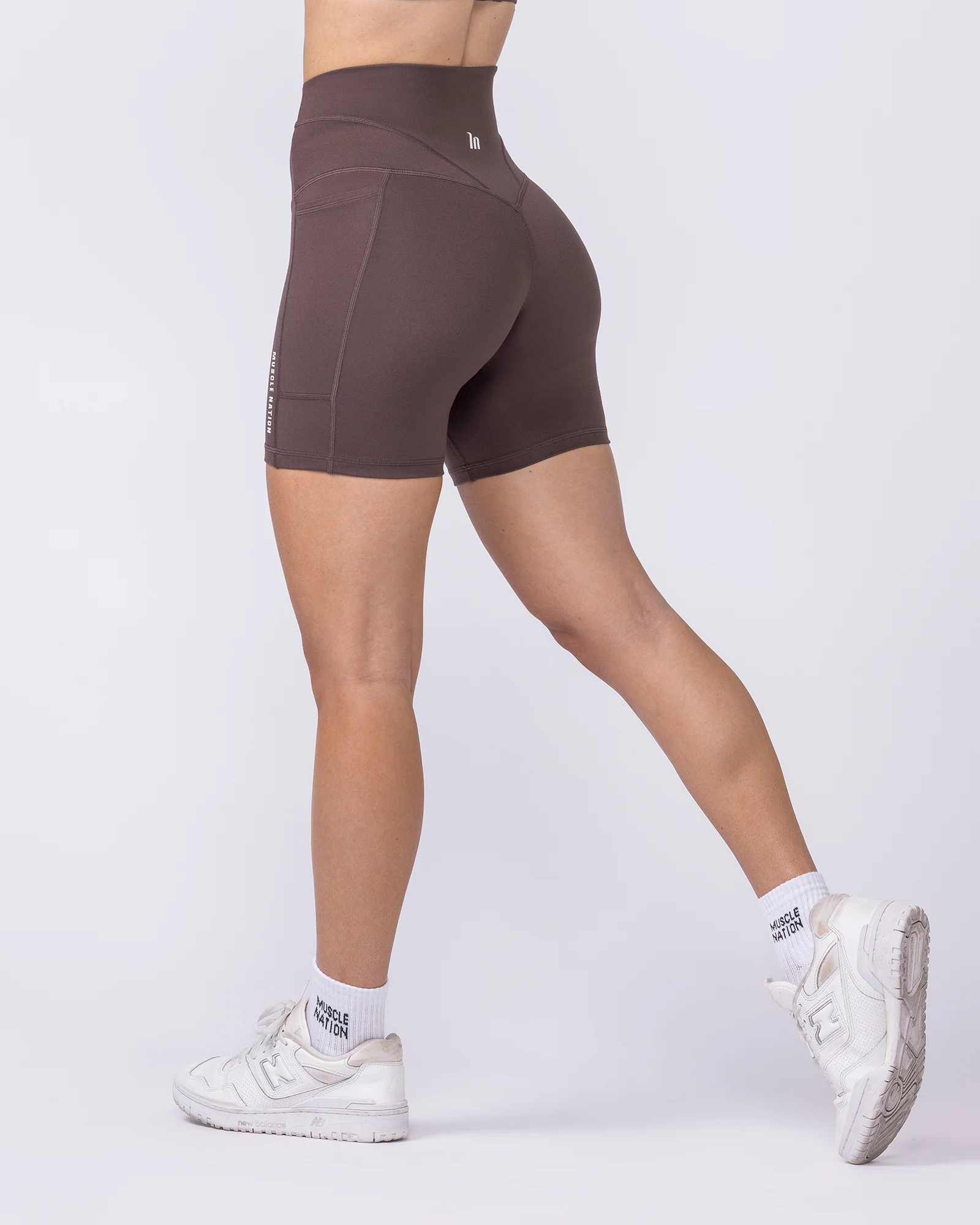 Unrivalled Everyday Pocket Bike Shorts - Cola - Image 5