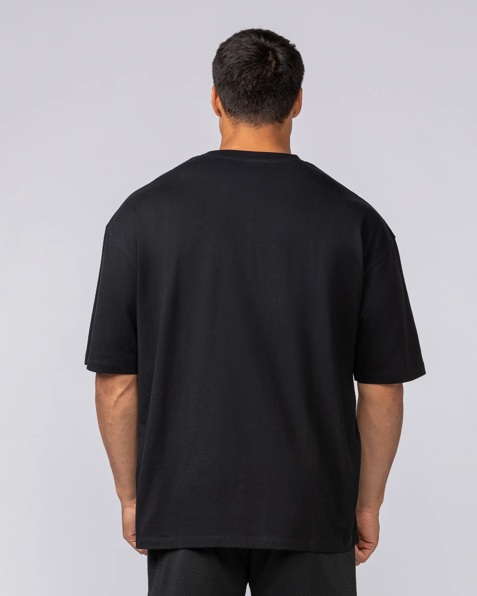 Varsity Training Oversized Tee - Black - Image 4