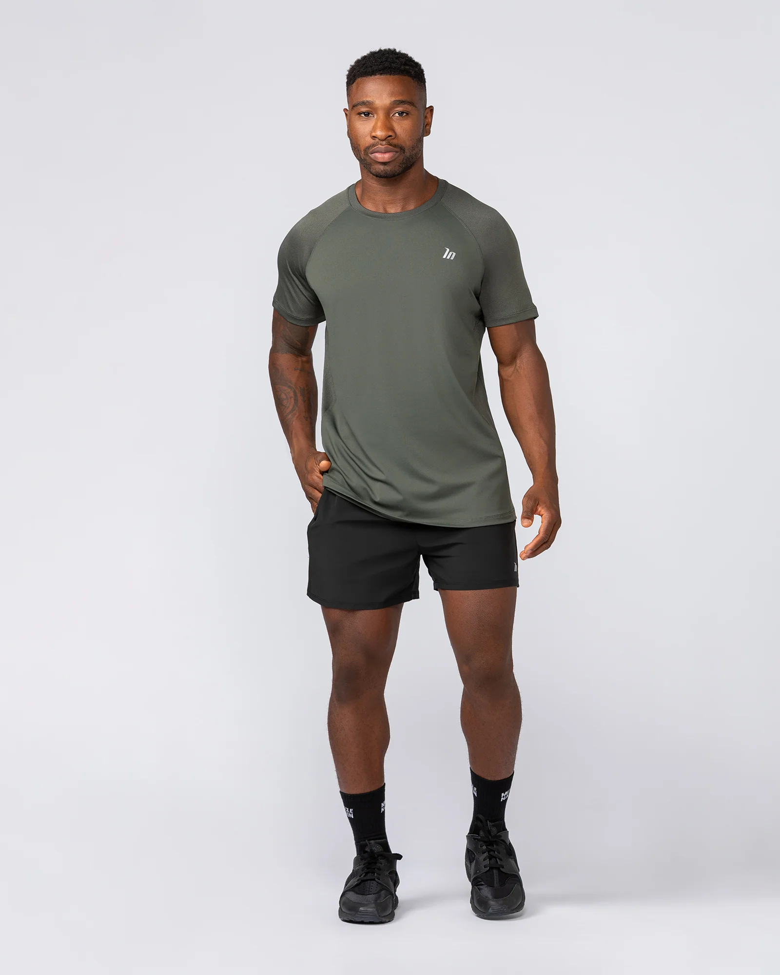 Ventilation Tee - Dark Khaki - Image 5