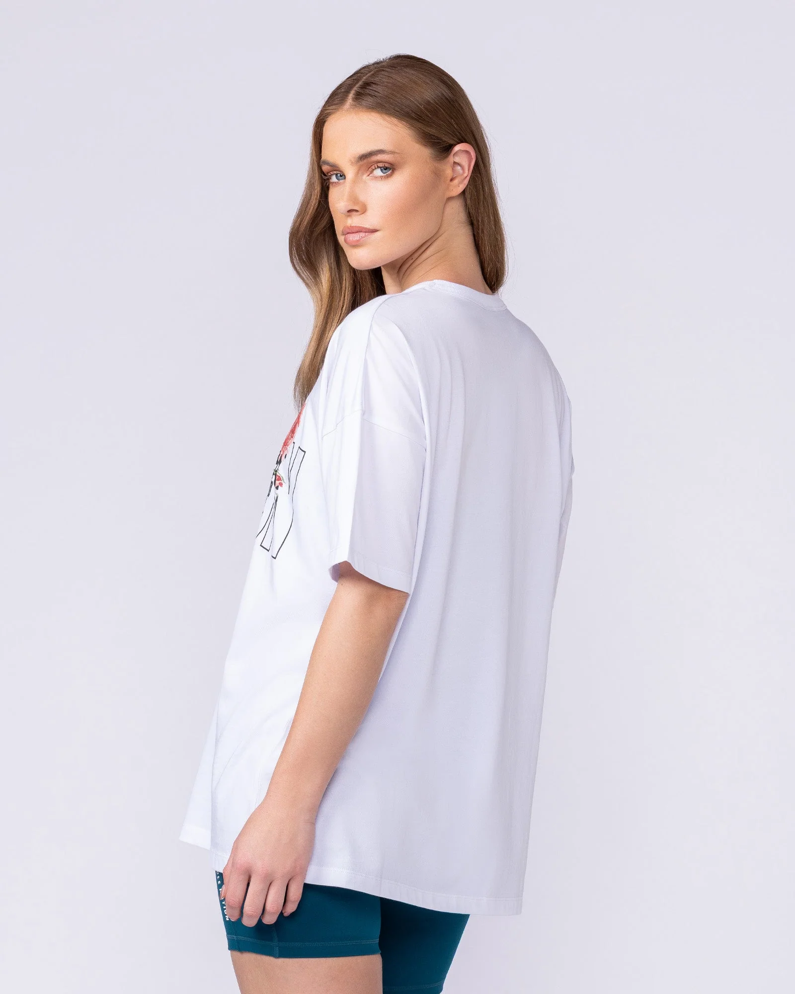 Viper Oversized Tee - White - Image 2