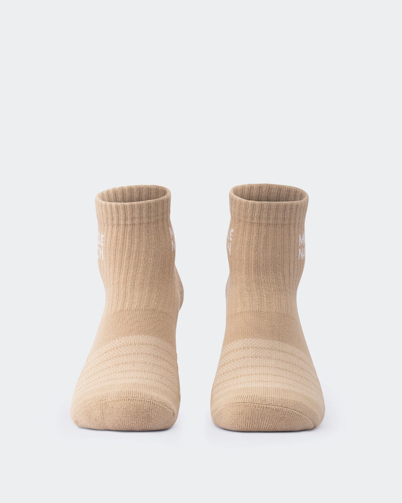 Womens 1/4 Crew Sock (2X Pack) - White / Stone - Image 3