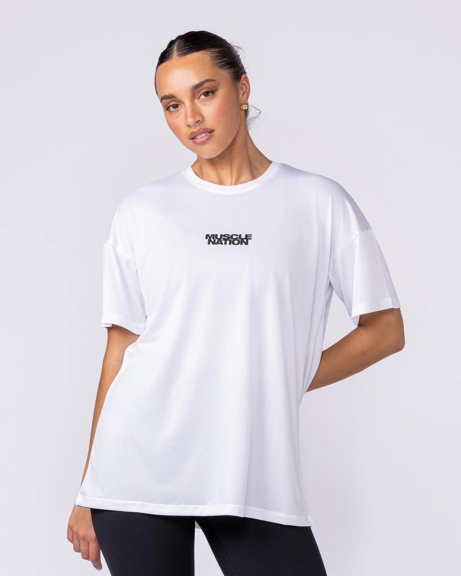 Womens Relaxed Training Tee - White