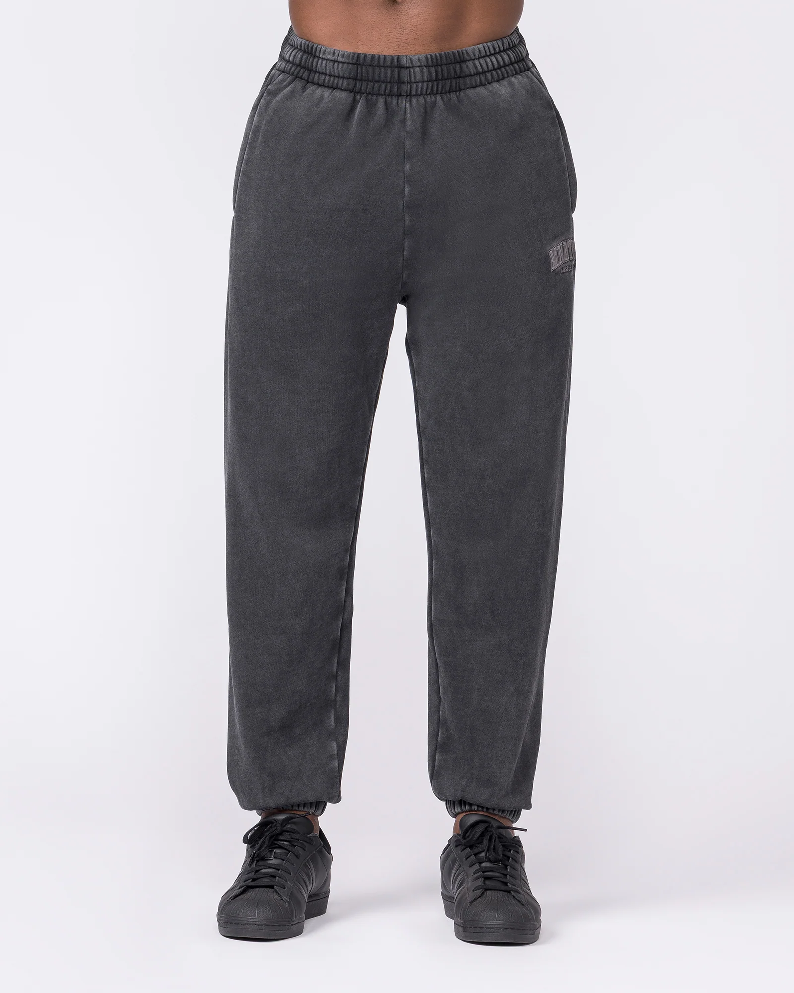 Worldclass Vintage Trackies - Washed Black - Image 3