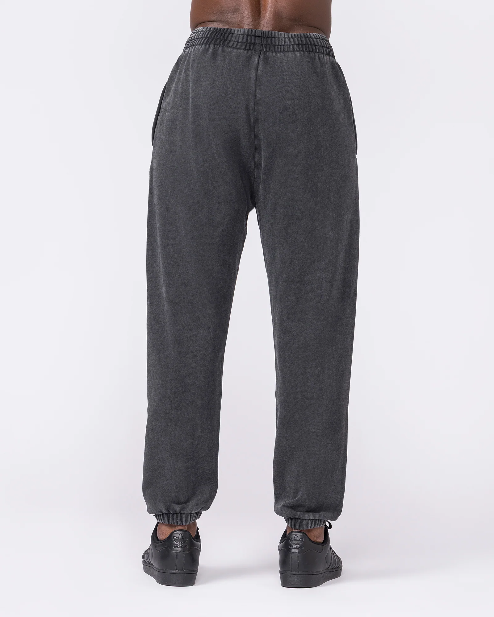 Worldclass Vintage Trackies - Washed Black - Image 5