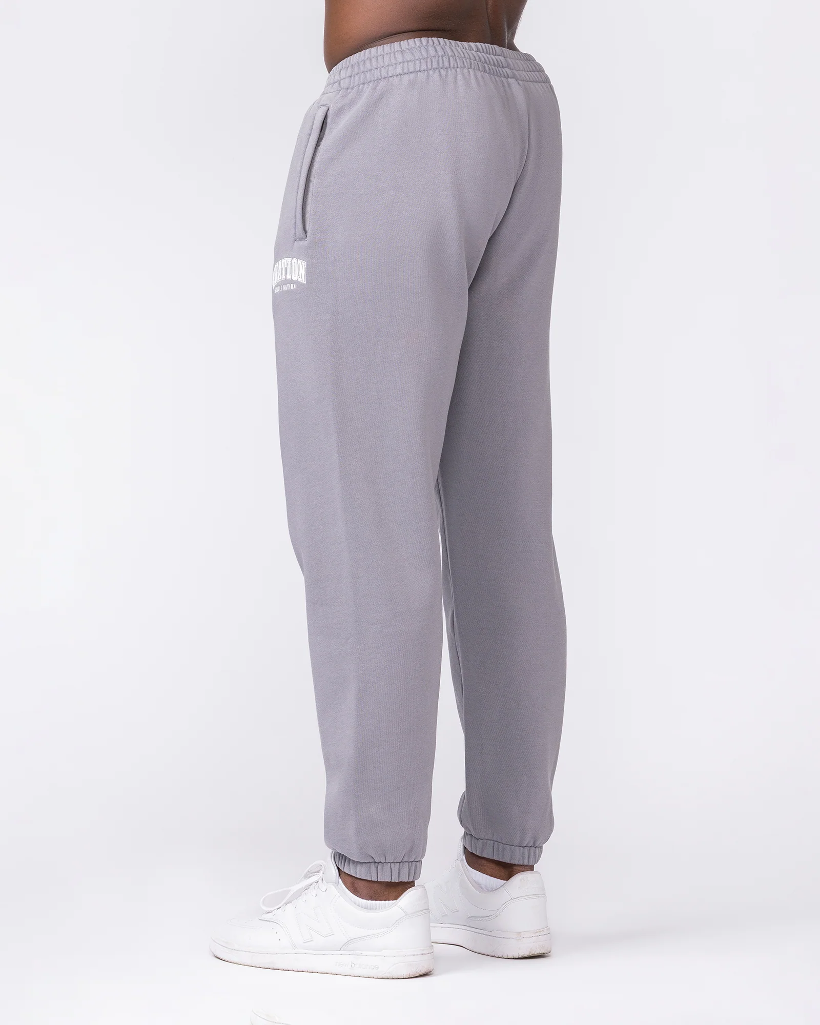 Worldclass Vintage Trackies - Washed Cement - Image 2