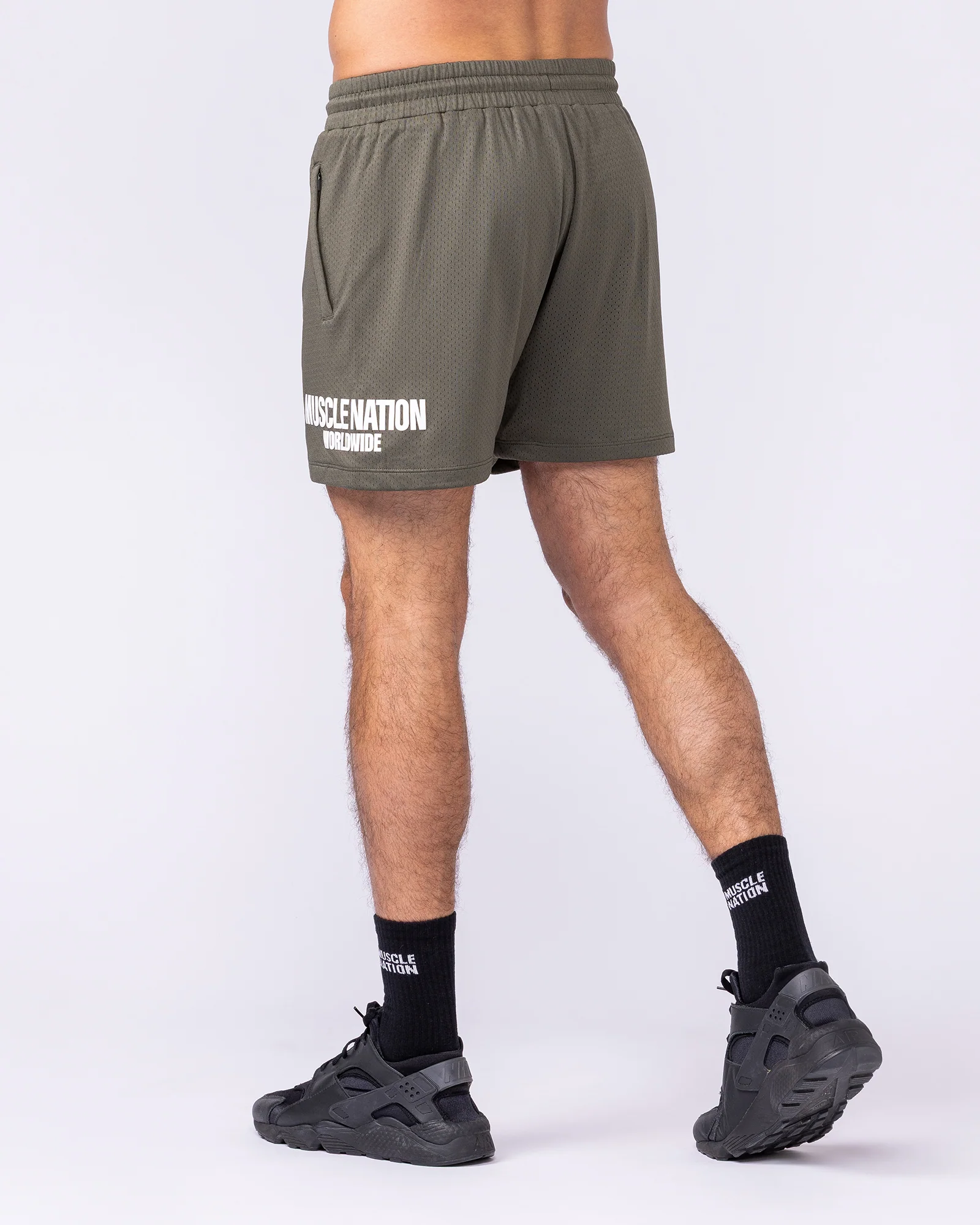 Worldwide Lay Up 3.5" Shorts - Dark Khaki - Image 2