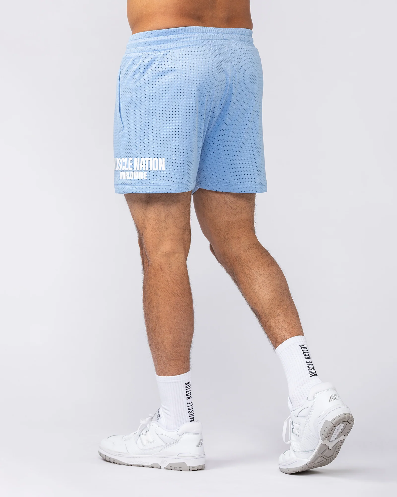 Worldwide Lay Up 3.5" Shorts - Sky - Image 4