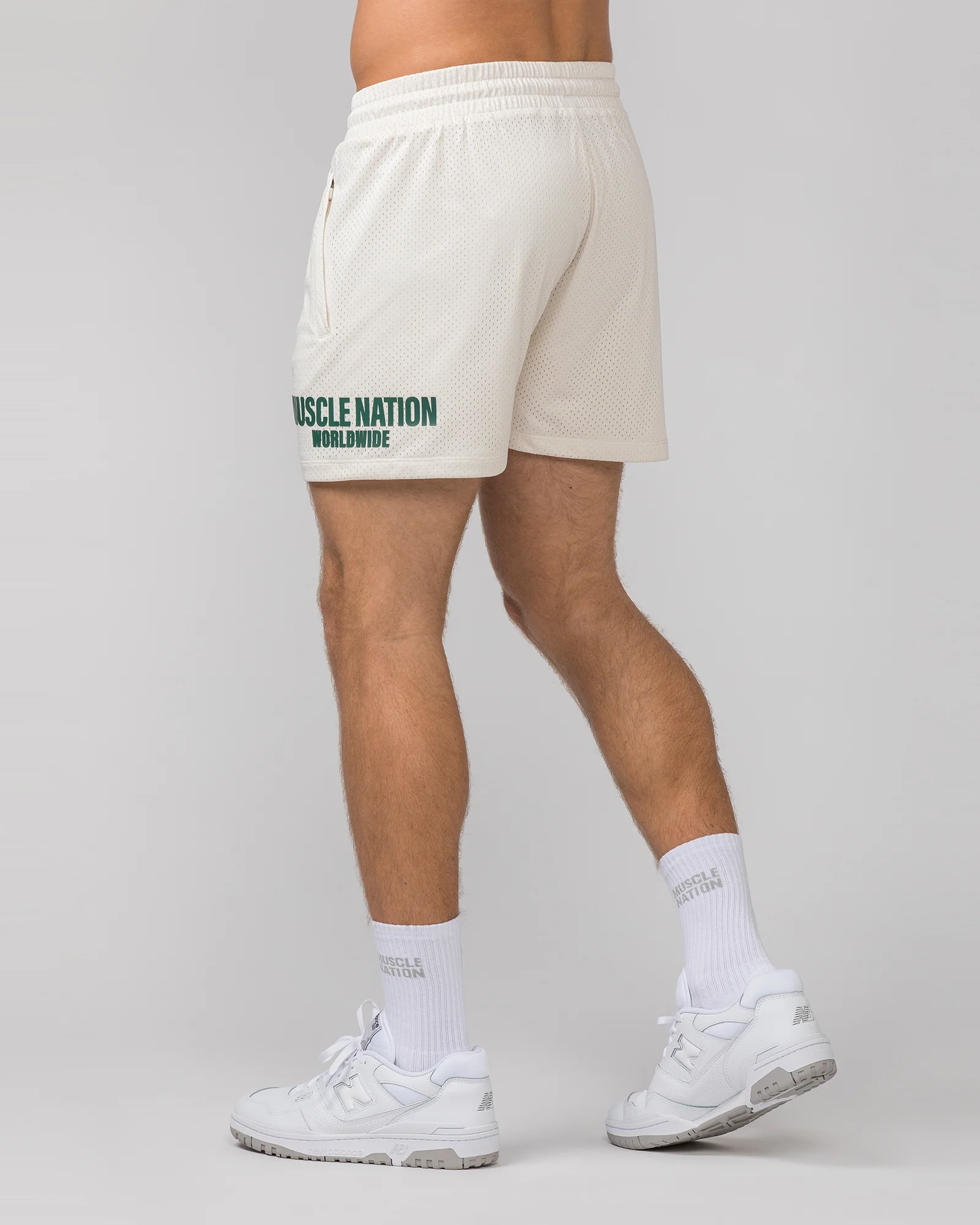 Worldwide Lay Up 3.5" Shorts - Travertine - Image 5