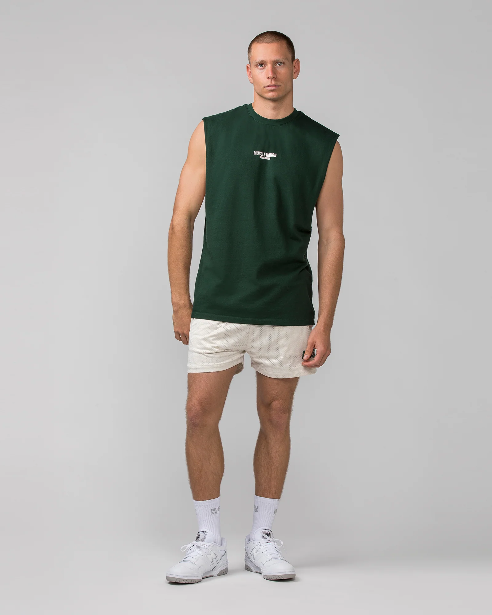 Worldwide Lay Up 3.5" Shorts - Travertine - Image 7