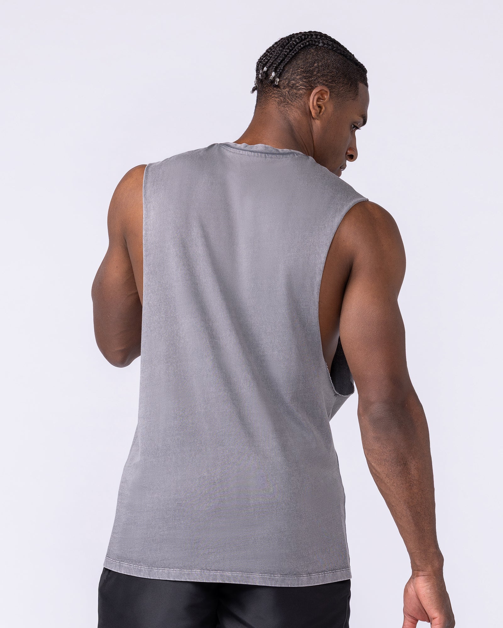 Vintage Training Drop Arm Tank - Washed Tornado - Image 4