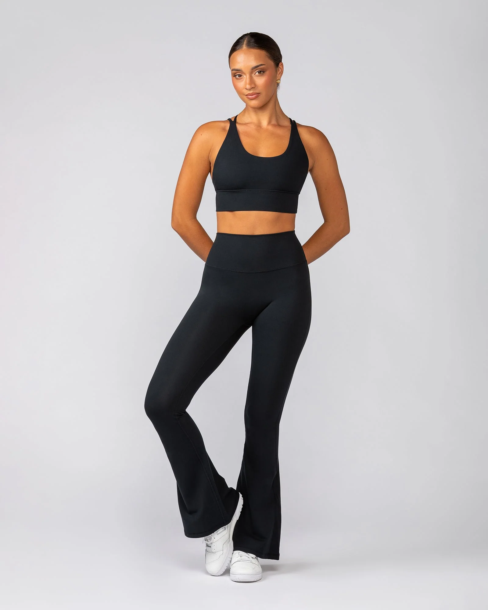 Zero Rise Everyday Flare Leggings - Black - Image 6
