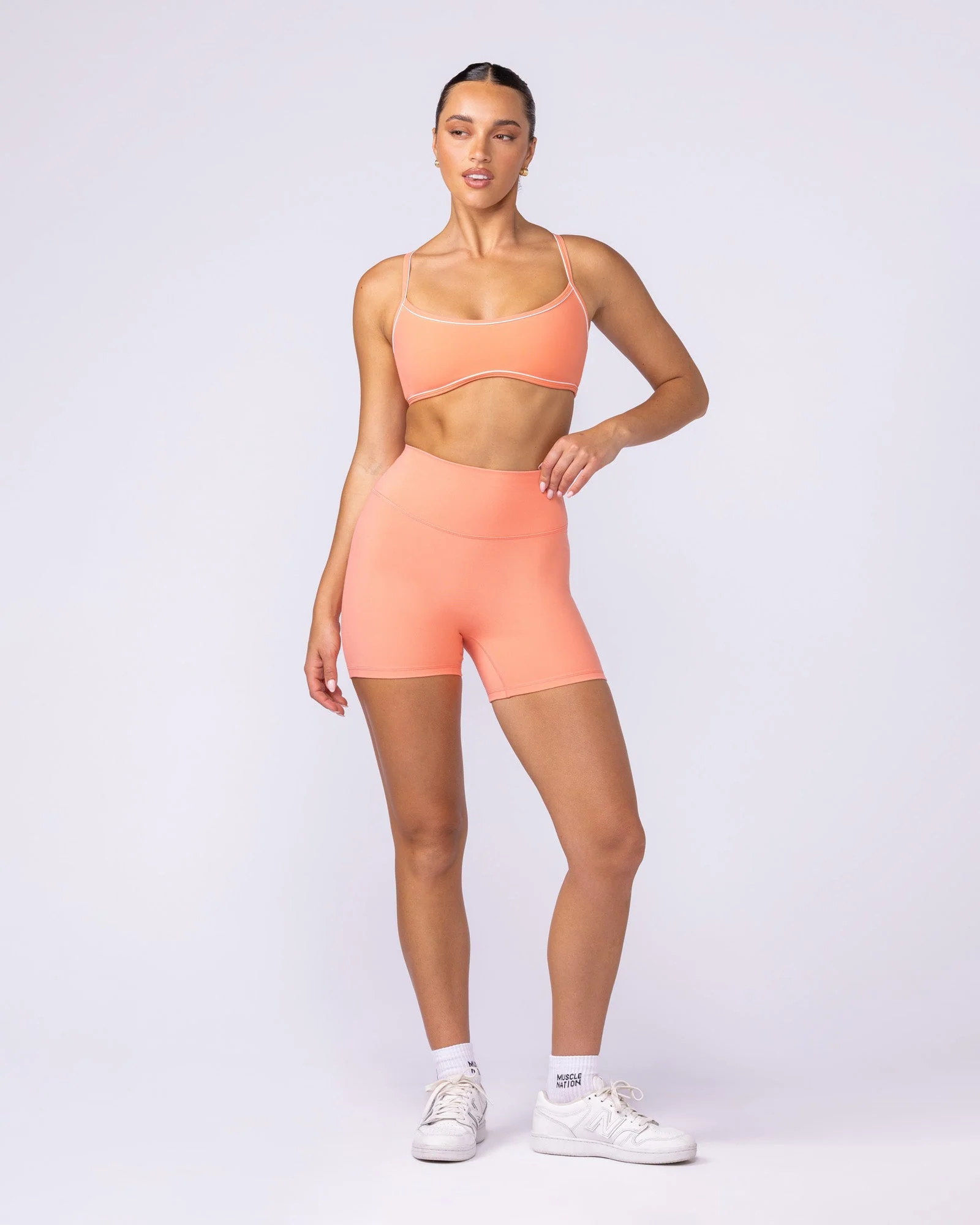 Zero Rise Everyday Midway Shorts - Peachy - Image 5